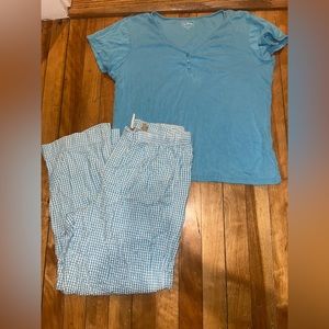 LL Bean Pajama Set